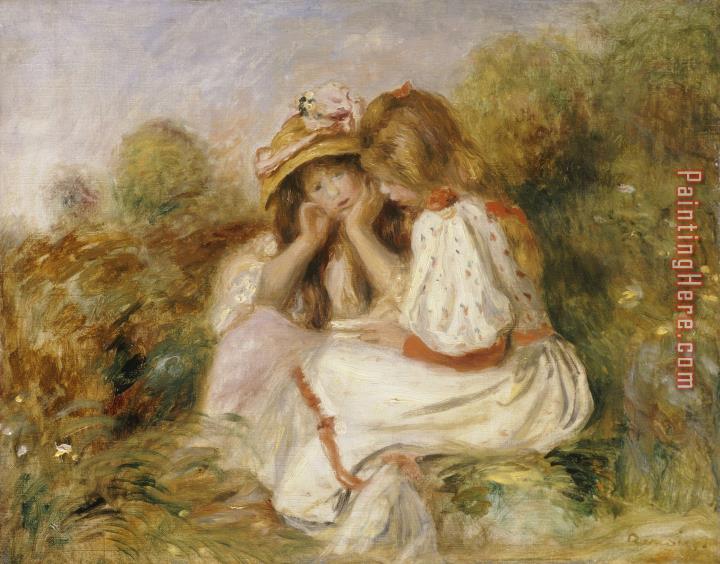 Pierre Auguste Renoir Two Girls